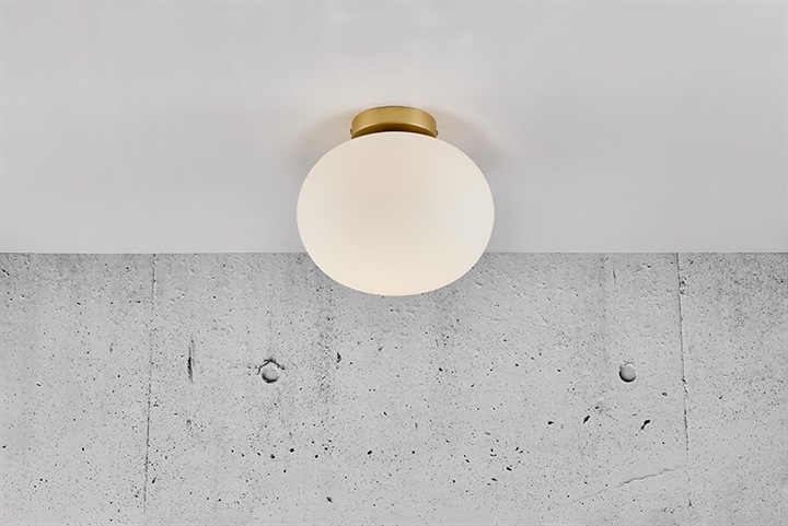 Alton plafondlamp E27, opaal